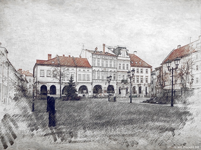 Rynek w Bielsku.