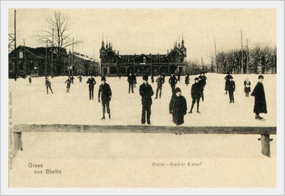 Lodowisko korty w Bielsku.