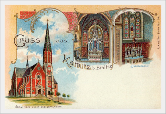 Nowy kościół w Kamienicy.